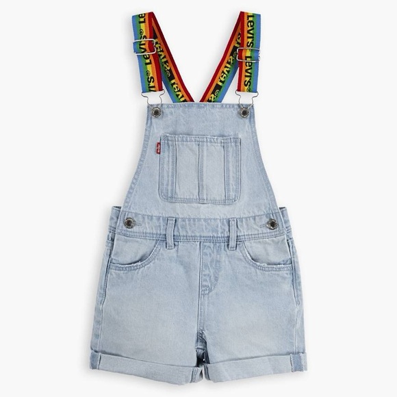 Levi's Other - Levi’s GIRLS DENIM SHORTALLS size 10